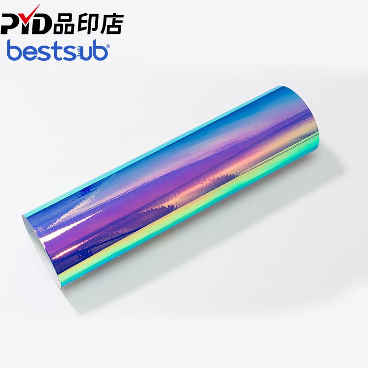 热转印刻字膜PVC烫画贴膜衣服彩虹镭射烫印膜