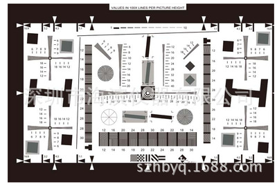 ISO12233分辨率测试卡标准型 ISO12233分辨率测试卡