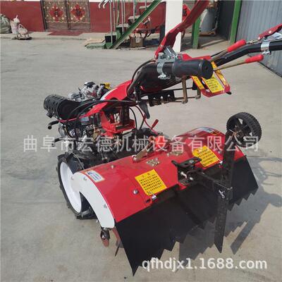 柴油农用小型耕地机四驱犁地耕地机家用耕田松土旋耕机