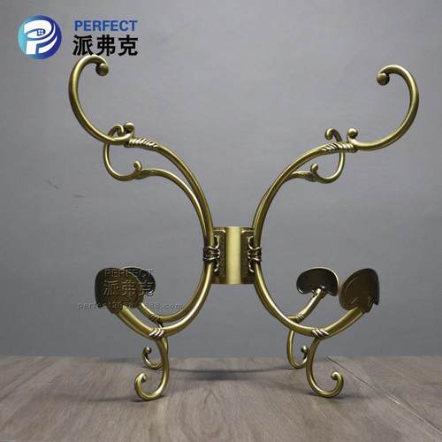 美式创意家具衣帽架配件实木落地卧室挂衣钩锌合金青古铜衣帽钩