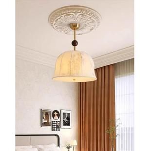 法式复古吸顶灯卧室主灯浪漫温馨南洋美式客厅书房灯布艺吊灯