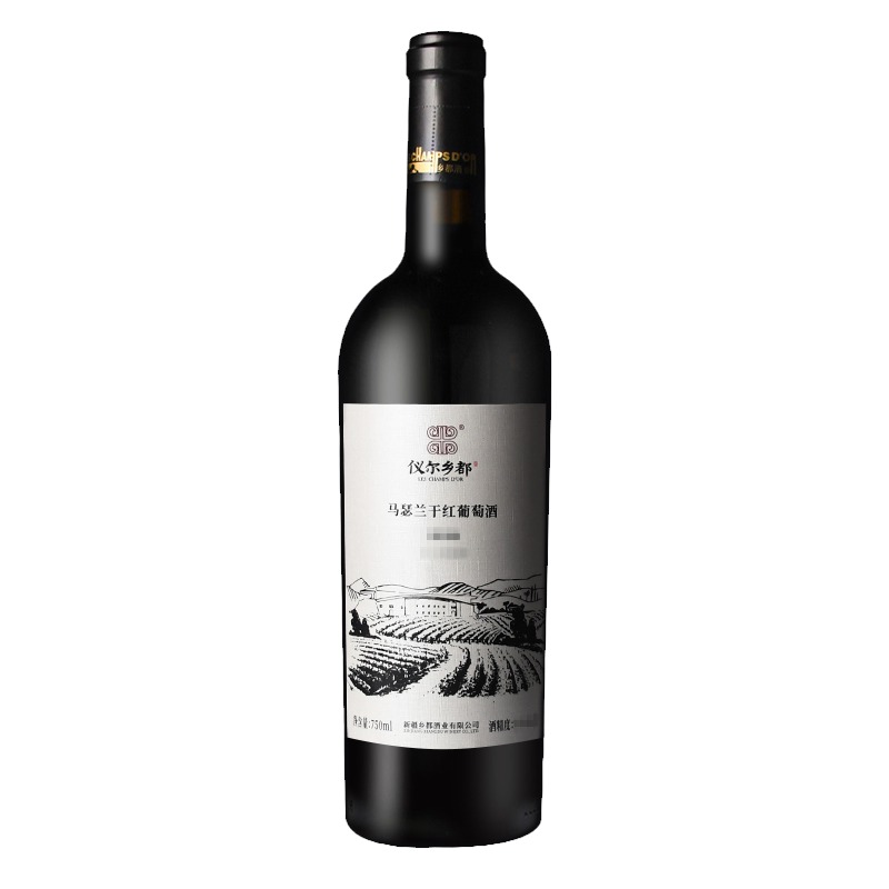仪尔乡都马瑟兰干红葡萄酒 红酒750ml 送礼 新疆产区