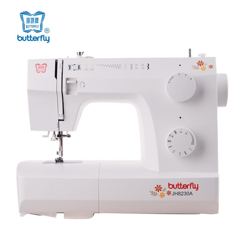 锁边牌家用缝纫机jh8230a蝴蝶吃厚8530电动多功能电动小型缝纫机