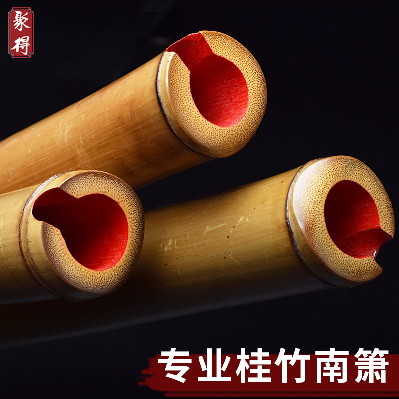 南萧大头桂竹专业演奏素萧竹根萧成人初学新手GF调八孔南音开口
