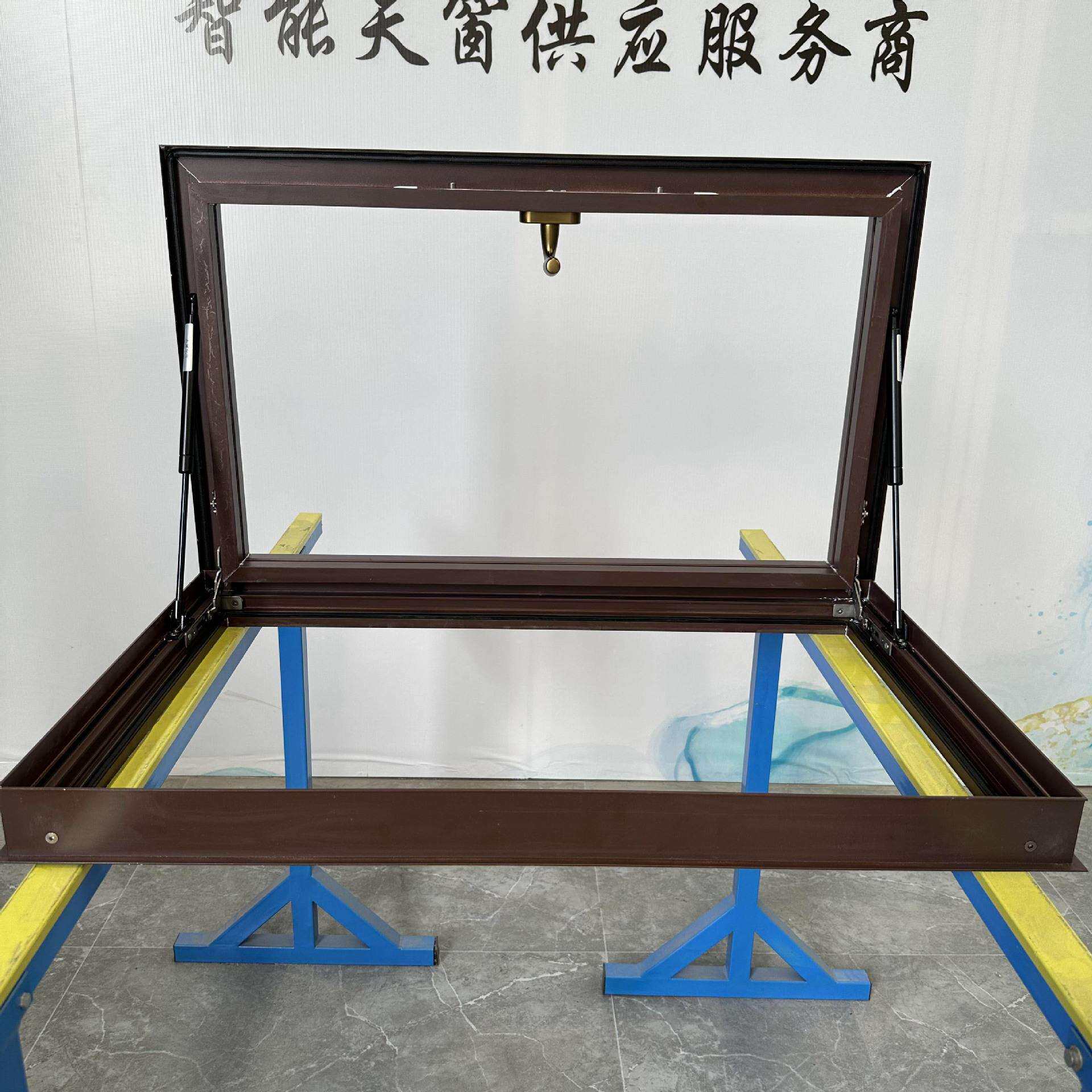 地下室窗户采光通风手动天窗天窗手动90度开启阁楼屋顶铝合金天窗