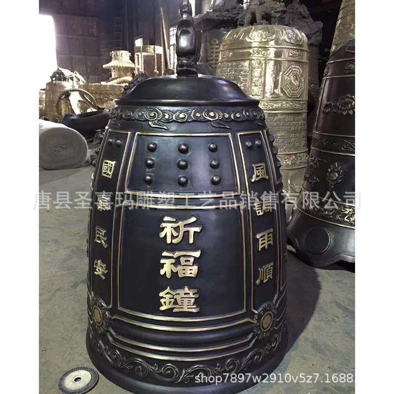 大号纯铜撞钟直销口径1米/1.2.米尺寸齐全户外大佛钟警钟铜钟