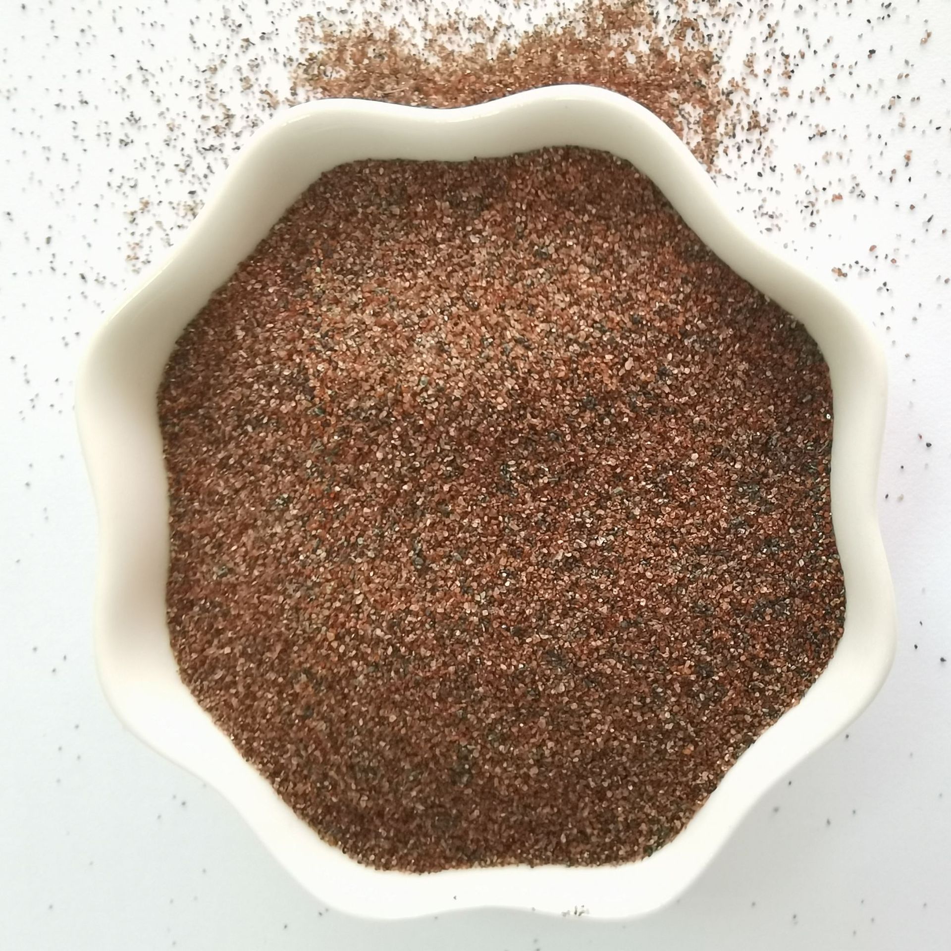 污水处理水过滤用石榴石滤料净水抑菌厂家现货优质石榴砂滤料