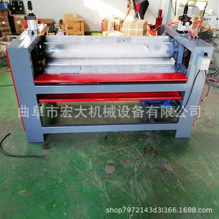 玻镁板防火烟道上胶机辊径可按需生产宏大生产单面涂胶机