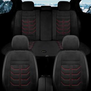 汽车加热坐垫冬季电加热垫货车加热座椅垫全车五座12V24V通用