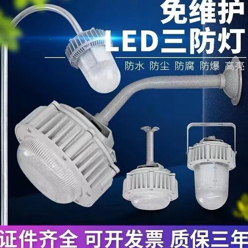 LED三防弯杆壁式防爆灯