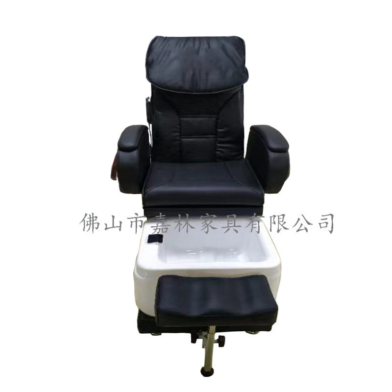 电动可躺带玻璃盆足疗按摩椅