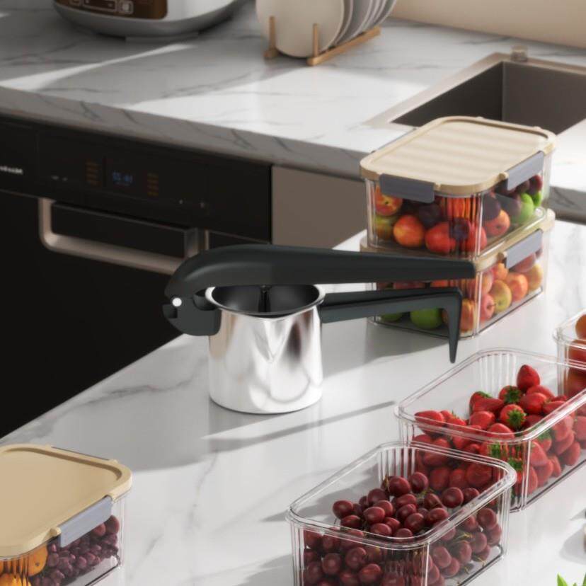 304不锈钢手动榨汁器石榴柠檬橙汁挤压器压汁器家用水果压榨器