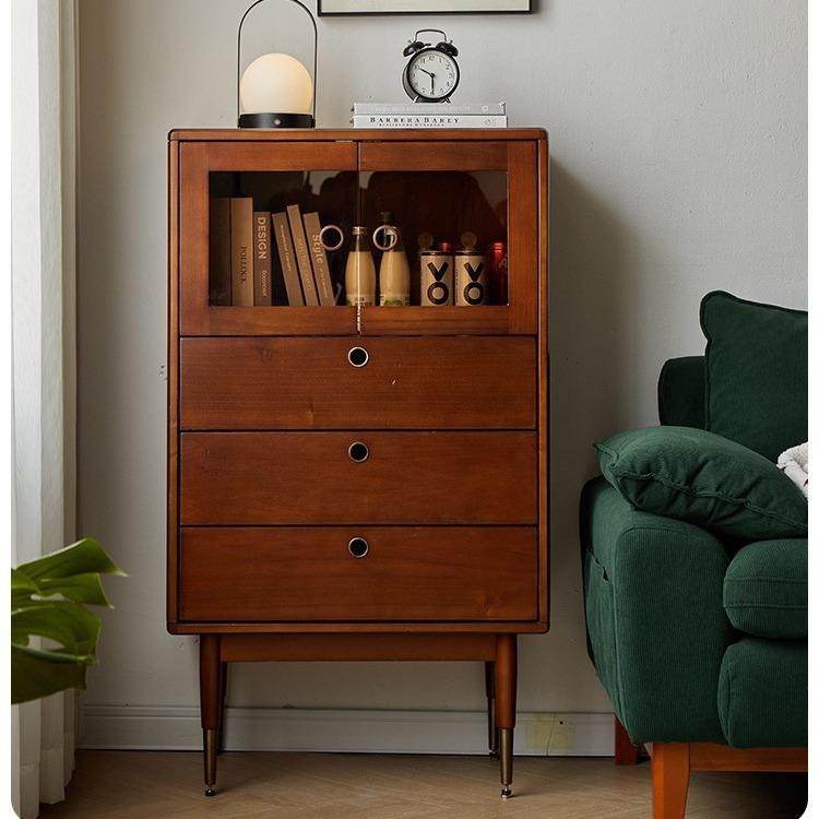实木小边柜电视柜边柜北欧沙发边柜复古日式储物柜立柜抽屉柜斗柜,纺织面料/辅料/配套,纺织机械配件,淘宝优惠券,粉丝福利购,淘宝优惠卷