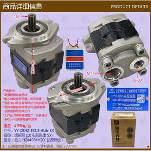 叉车配件液压齿轮泵10右后进出CBHZ-F31.5-AL&长源昇信