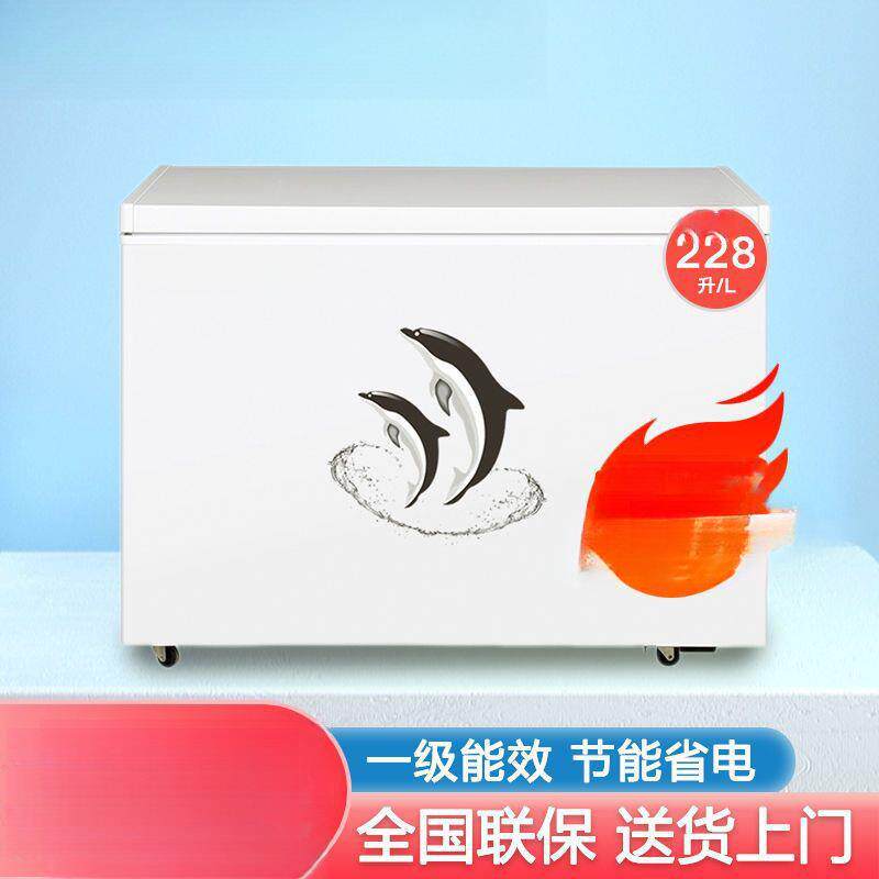 冰柜家用小型大容量全冷冻冷藏两用保鲜柜小冰柜商用冰箱