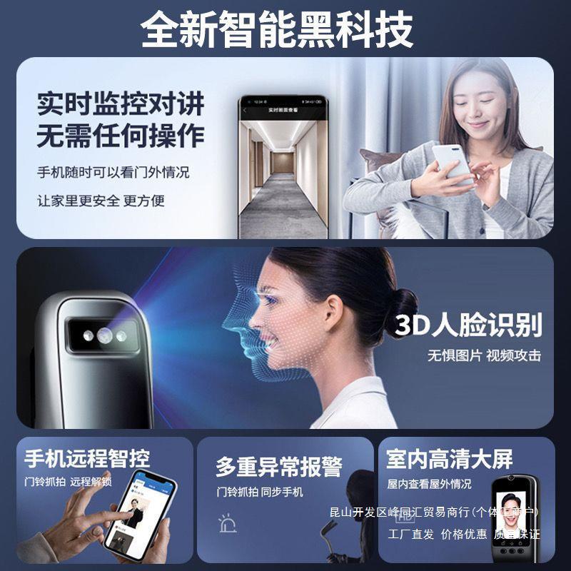 卢纳森人脸指纹全自动智能锁