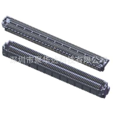 0.635mm 高速板对板连接器 堆叠高度5mm 兼容 samtec ADM6 ADF6