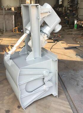 煤仓底部DEZ-800电液动扇形闸门带停电复位电液动腭式闸门