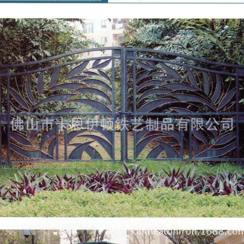 欧式庭院铁艺门双开门不锈钢入户门智能电动平移门折叠门加工出口,纺织面料/辅料/配套,纺织机械配件,淘宝优惠券,粉丝福利购,淘宝优惠卷