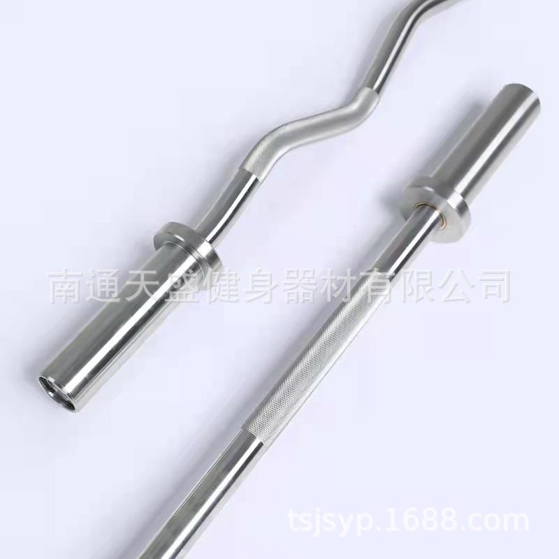 工厂健身奥杆举重训练杆杠铃杆深蹲训练杆1.2m1.5m1.8m2.2m六边框