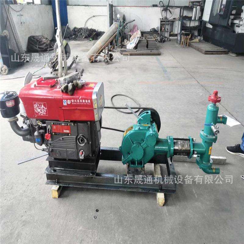 BW60柴油注浆泵活塞式灰砂浆烧油注浆机隧道建筑工程堵漏泥浆泵