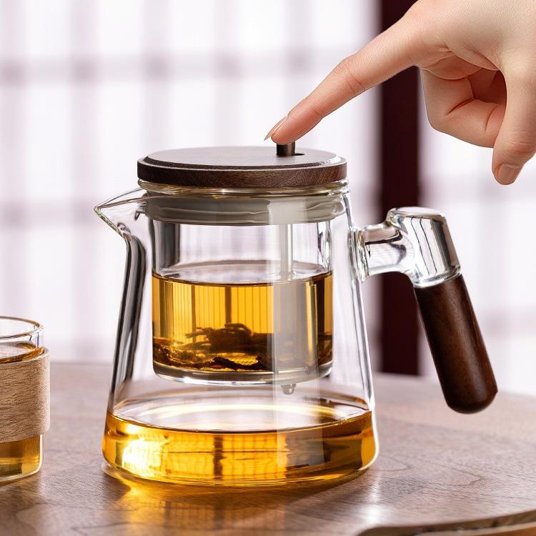 安全包装玻璃飘逸杯泡茶壶茶水分离懒人神器一键过滤茶杯泡茶具