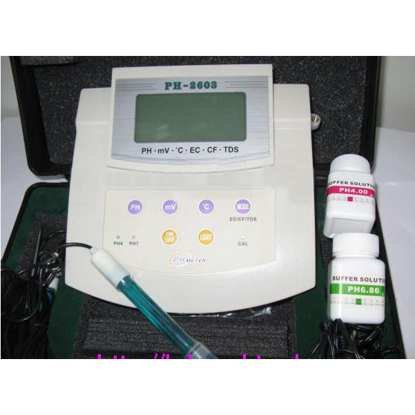 PH-2603电导率仪/PH计酸度计CF/EC/TDS检测