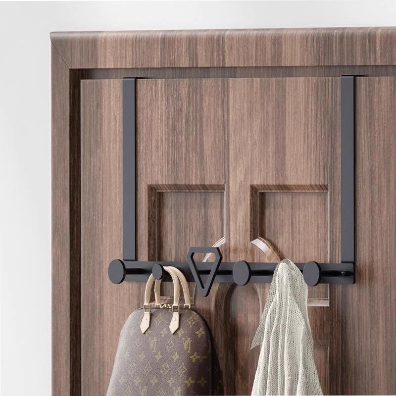 入户门上挂钩挂衣钩5.5cm厚门创意无痕衣帽钩免打孔门背式挂衣架
