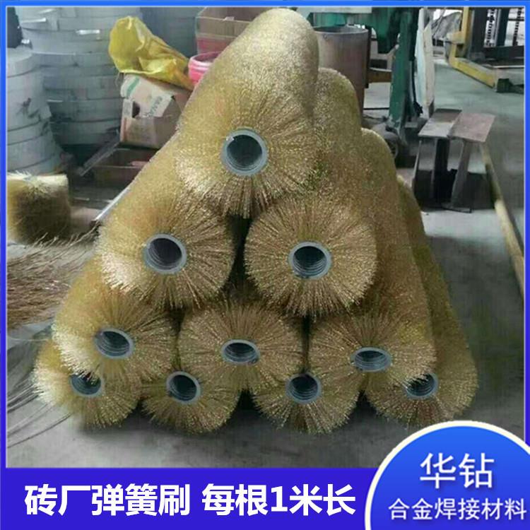 滚筒钢丝刷工业镀铜钢丝辊不锈钢丝抛光除锈砖厂用滚筒钢丝辊滚刷