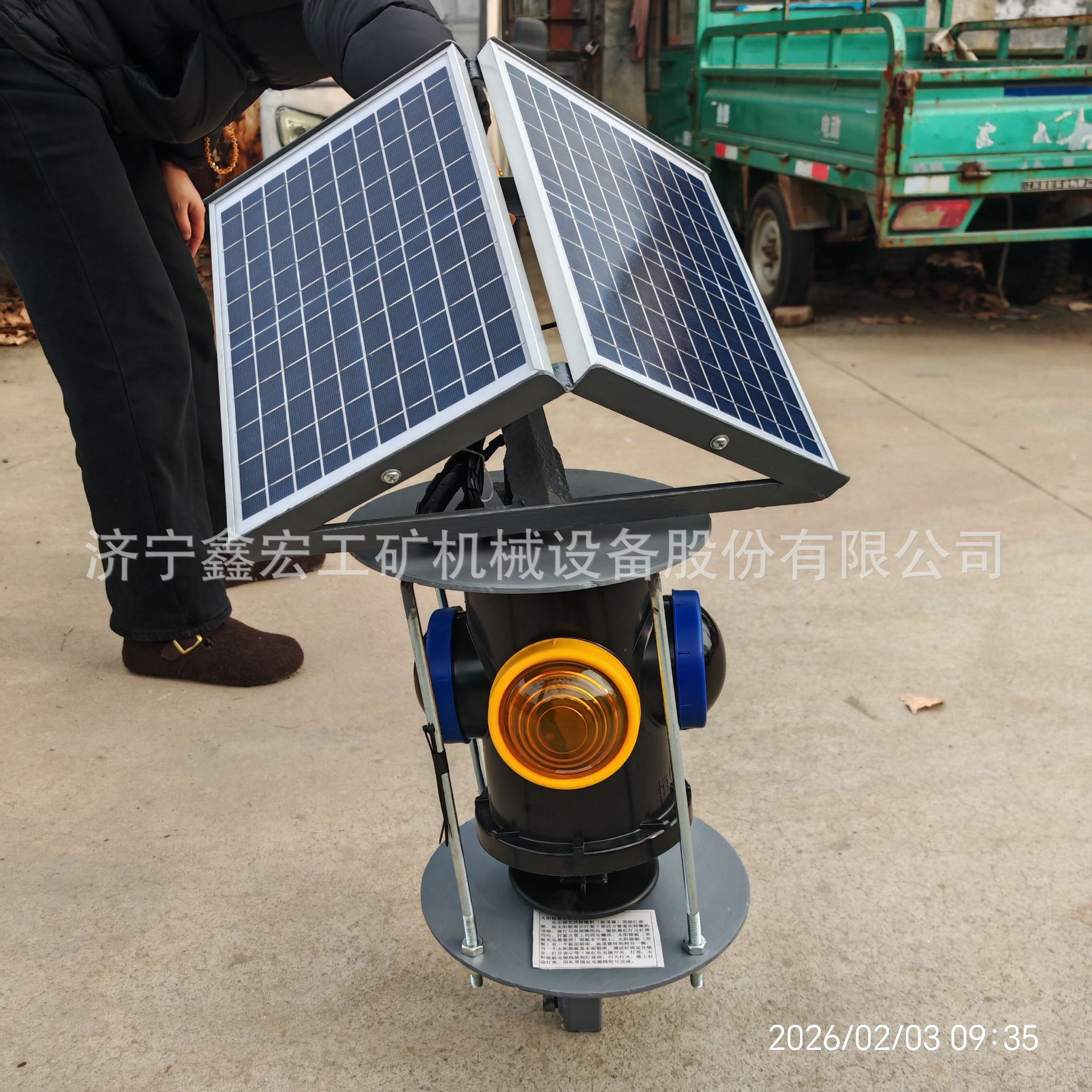 双太阳能板铁路转辙器标志灯