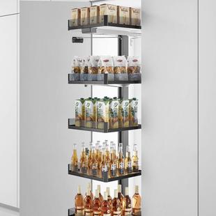 诺米紫水晶系列航母台全拉出高身拉篮橱柜调味篮工具栏厨房收纳柜