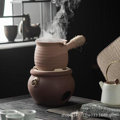 围炉煮茶器茶壶炭火茶炉户外一套碳火茶壶烤茶煮茶器日式家用室内