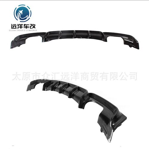 适用于宝马3系F30F35P款abs双边四出后唇后铲汽车改装小包围
