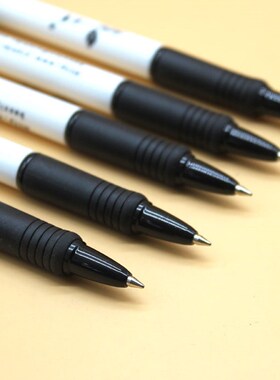 速发圆珠笔黑色0.7子m油笔 YB-02原m笔学生一支笔按动圆珠