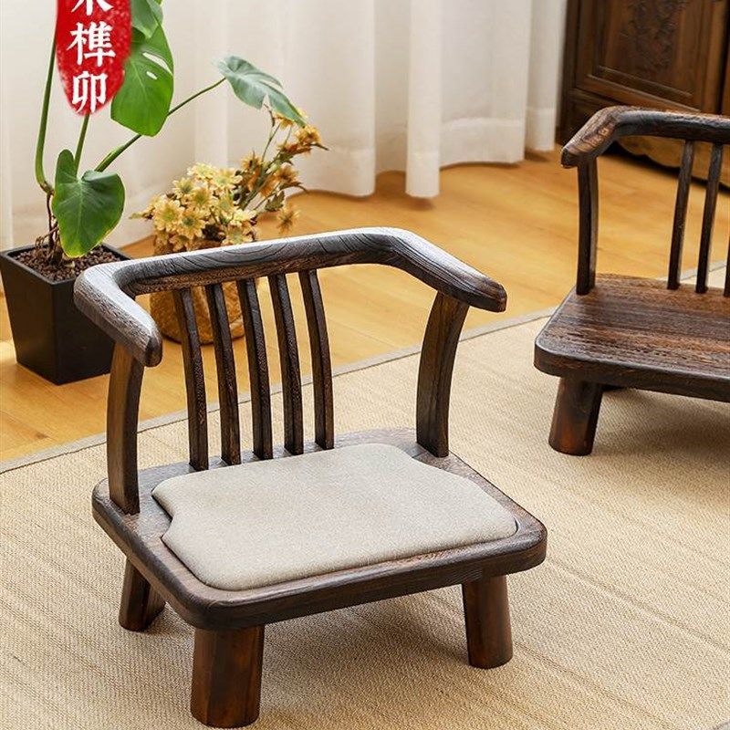 速发榻木休背茶椅榻实米和室座椅久坐舒服飘窗小椅子台靠闲矮脚椅,住宅家具,阳台椅,淘宝优惠券,粉丝福利购,淘宝优惠卷