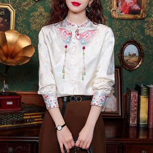 速发古风上衣配马面裙重工码绣衬制立领对襟大刺新中式云肩明衣