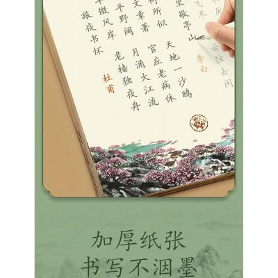 唐诗宋词簪花小楷字帖初中高中大学生硬笔临摹练字帖正楷行楷