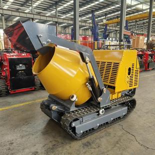 HT750Y水泥混凝土搅拌运输车小型搅拌罐 家用自用迷你履带搅拌罐