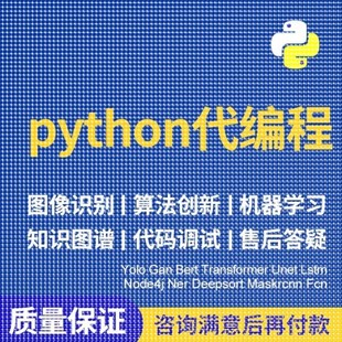 Python编程图像处理深度学习机器学习自然语言AI算法web网站开发