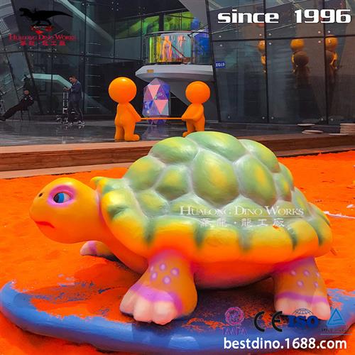 海洋动物模型摆件杰尼龟造型生物鲨鱼仿真玩具仿真乌龟定制