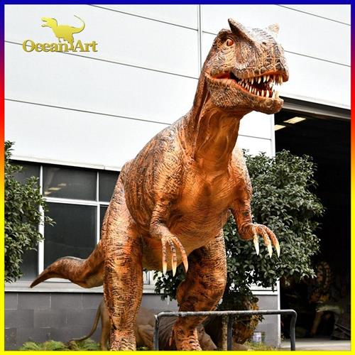 大型仿真异特龙景区观赏恐龙电动雕塑模型厂家接图定制租赁