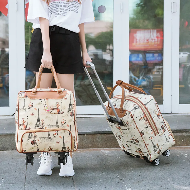 短途旅游拉杆包手提收纳行李袋子