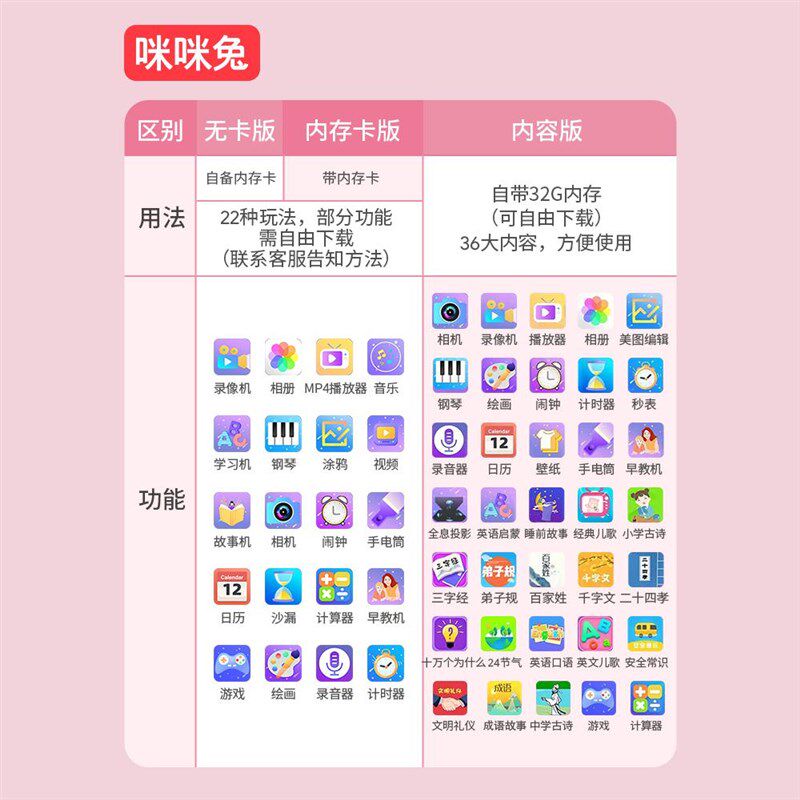 现货速发新款儿童音乐拍照手机多功能触屏玩具益智男孩孩