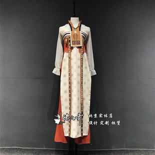 古魂杯舞蹈艺考演出服装 速发北京李之舞专业桃典舞 飞鸟髻