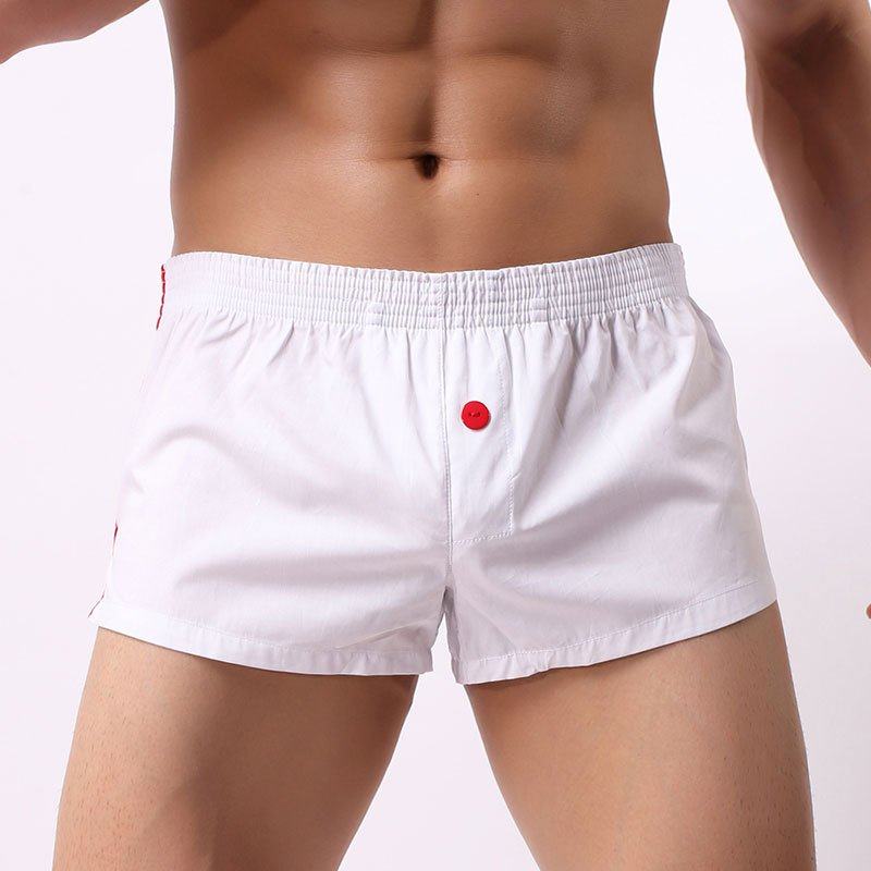 男士平角裤梭织纯棉短裤宽松大码四角裤男士内裤家居裤头一件代发,女士内衣/男士内衣/家居服,男阿罗裤,淘宝优惠券,粉丝福利购,淘宝优惠卷