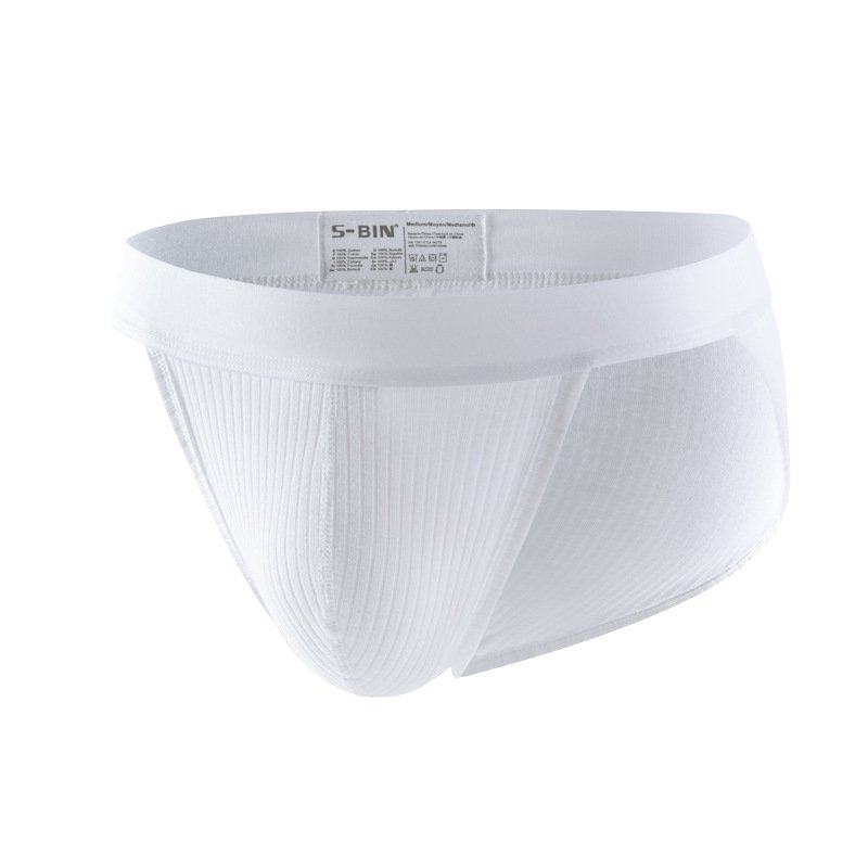 男士螺纹内裤纯棉三角裤纯色四季透气吸汗大囊袋高开叉短裤潮流,女士内衣/男士内衣/家居服,男平角内裤,淘宝优惠券,粉丝福利购,淘宝优惠卷