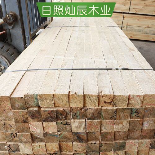 铁路桥梁常规松木方木木材 10*10木方 建筑方木    方木垫木实木