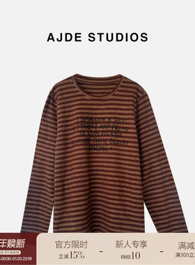 AJDE｜磨毛字母大T