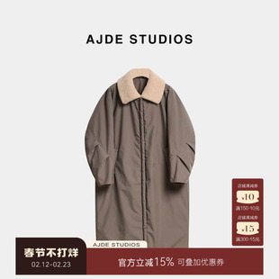 爱自然&AJDE｜LW羔绒领大被子鹅绒服01