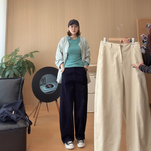 AJDE｜万里挑一超百搭灯芯绒裤女